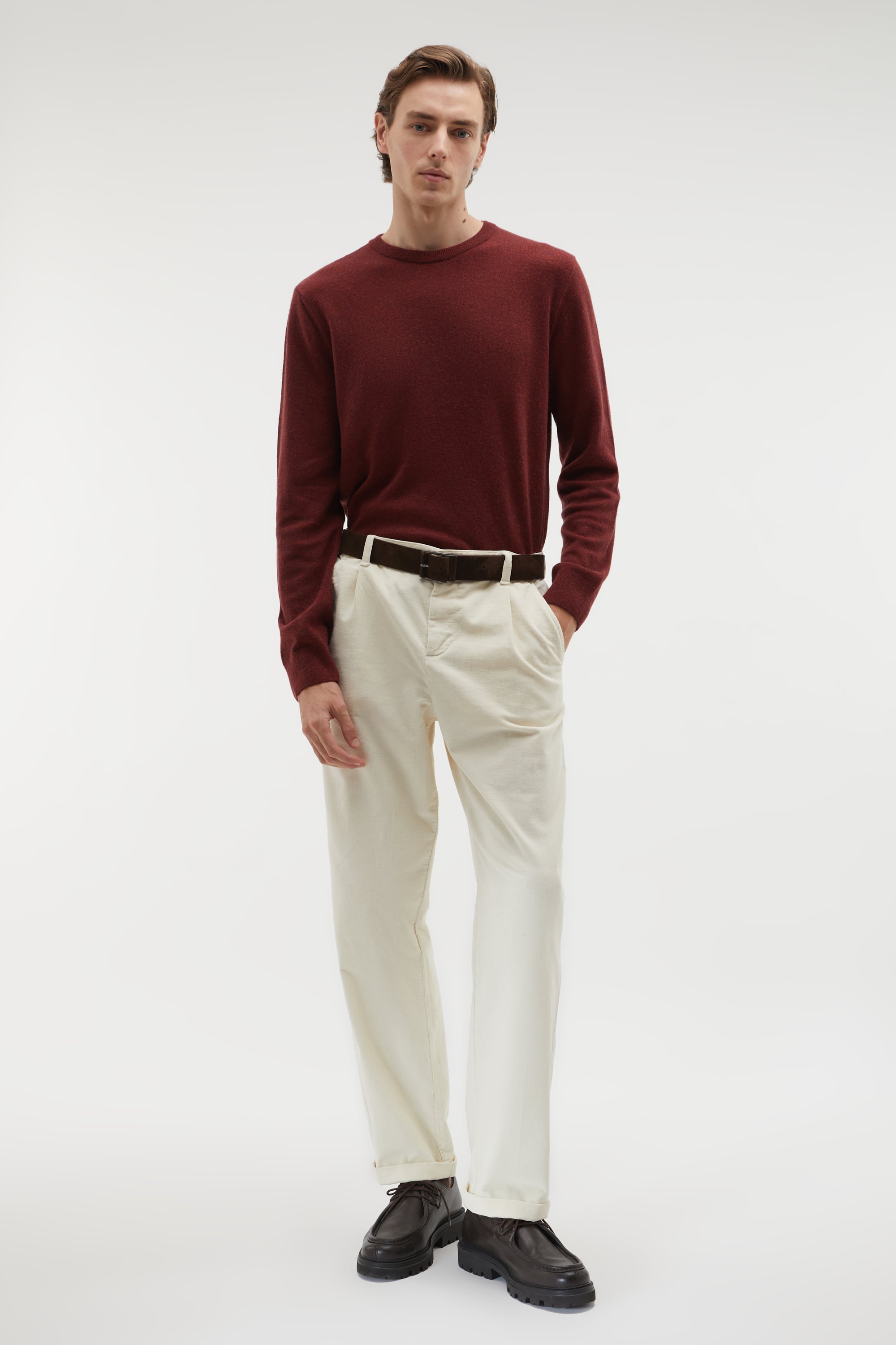 BİSİKLET YAKA TRİKO KAZAK