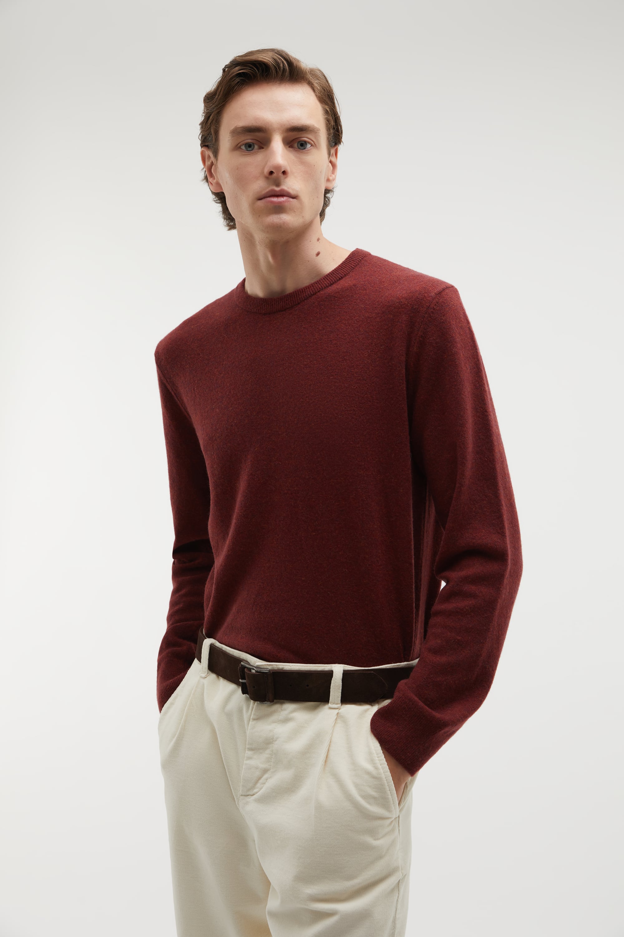 BİSİKLET YAKA TRİKO KAZAK