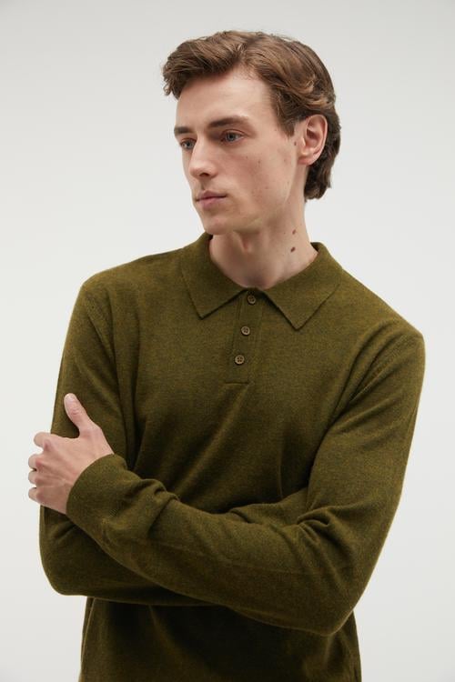 YÜN KARIŞIMLI POLO YAKA KAZAK