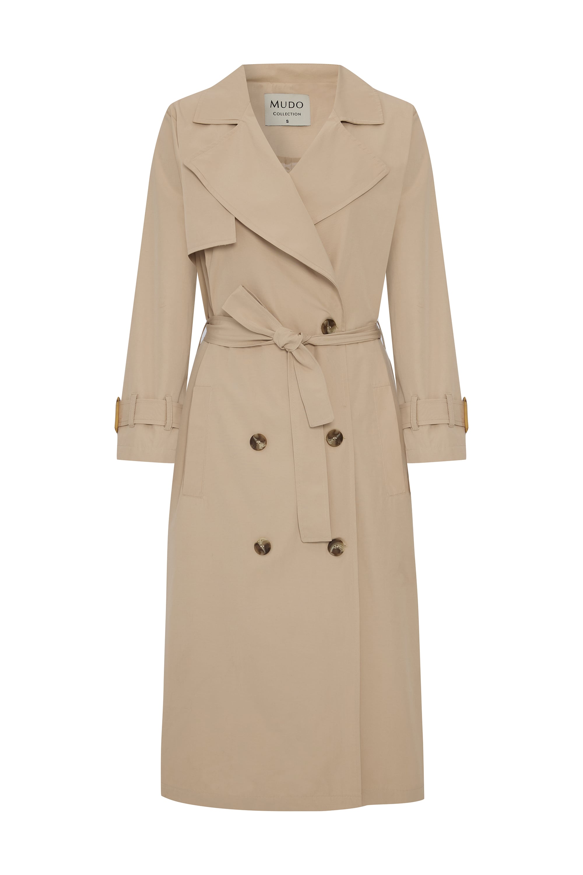 KEMERLİ UZUN TRENÇKOT