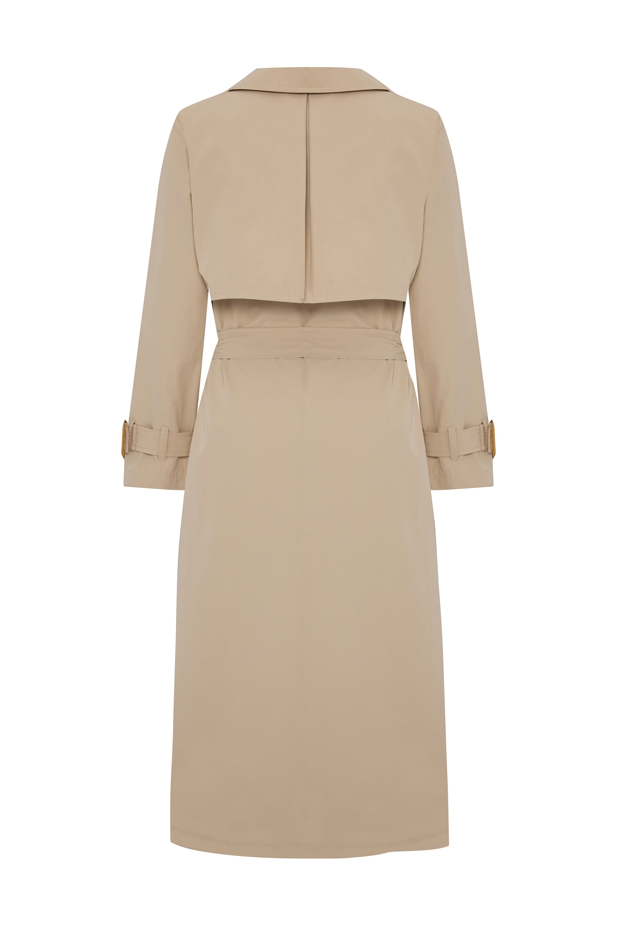 KEMERLİ UZUN TRENÇKOT