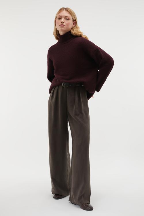  BALIKÇI YAKA OVERSIZE KAZAK