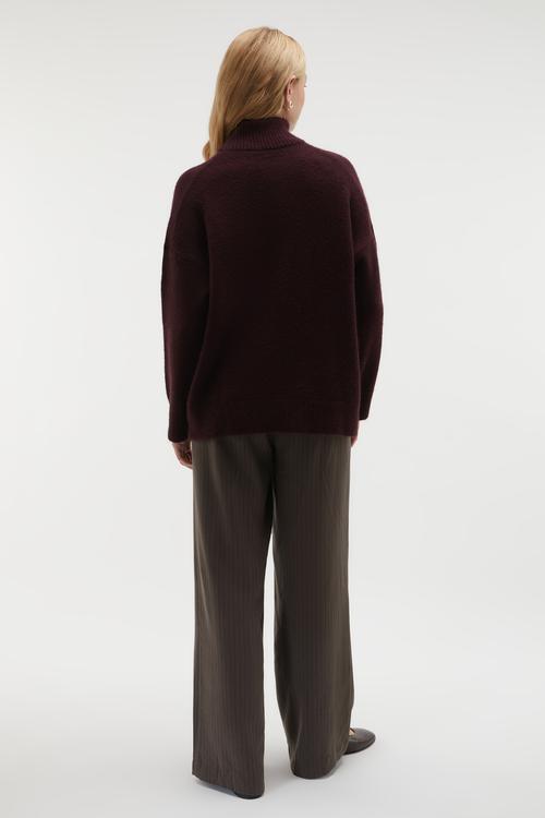  BALIKÇI YAKA OVERSIZE KAZAK