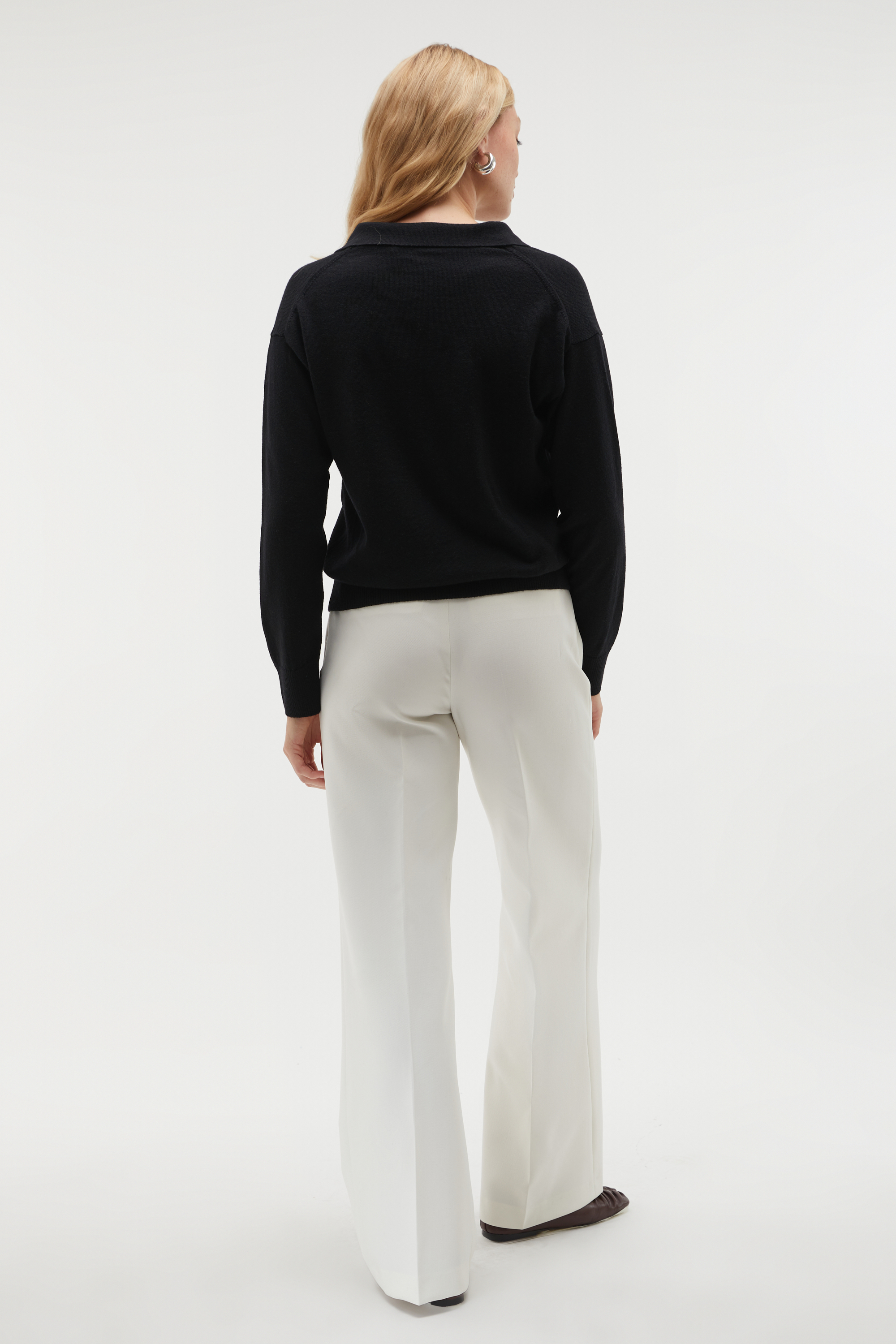 POLO YAKA YÜN KAZAK