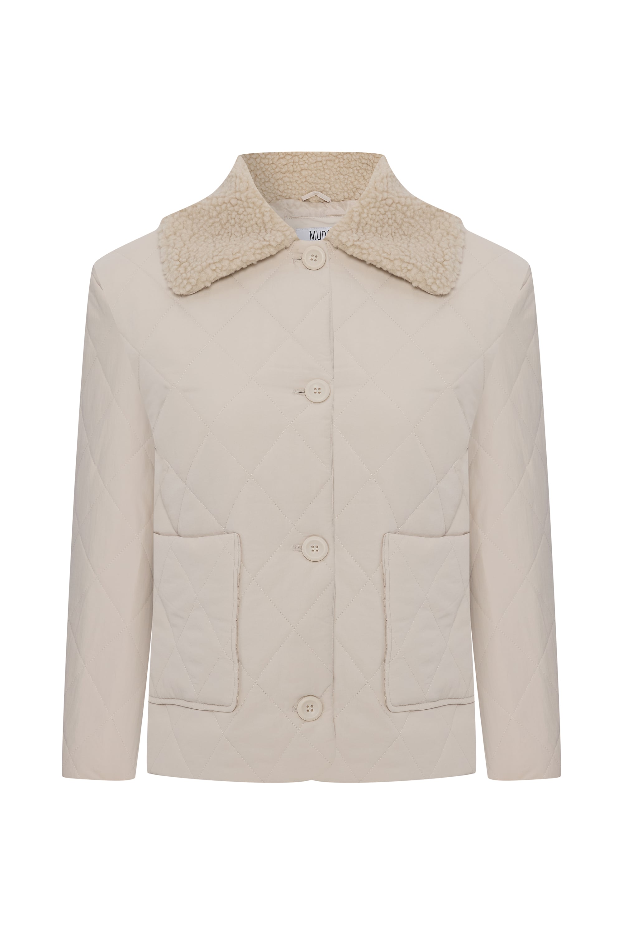 KAPİTONELİ KÜRK YAKA MONT CEKET