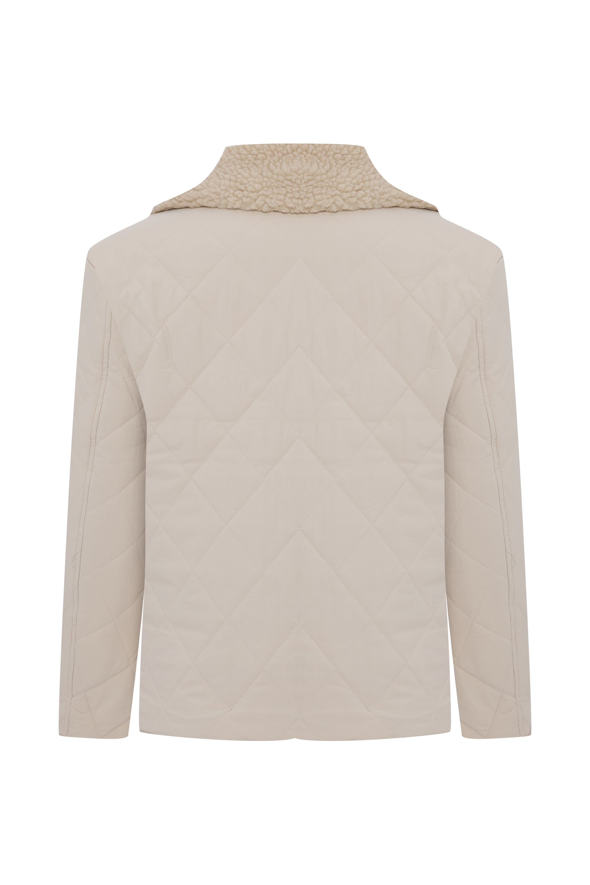 KAPİTONELİ KÜRK YAKA MONT CEKET