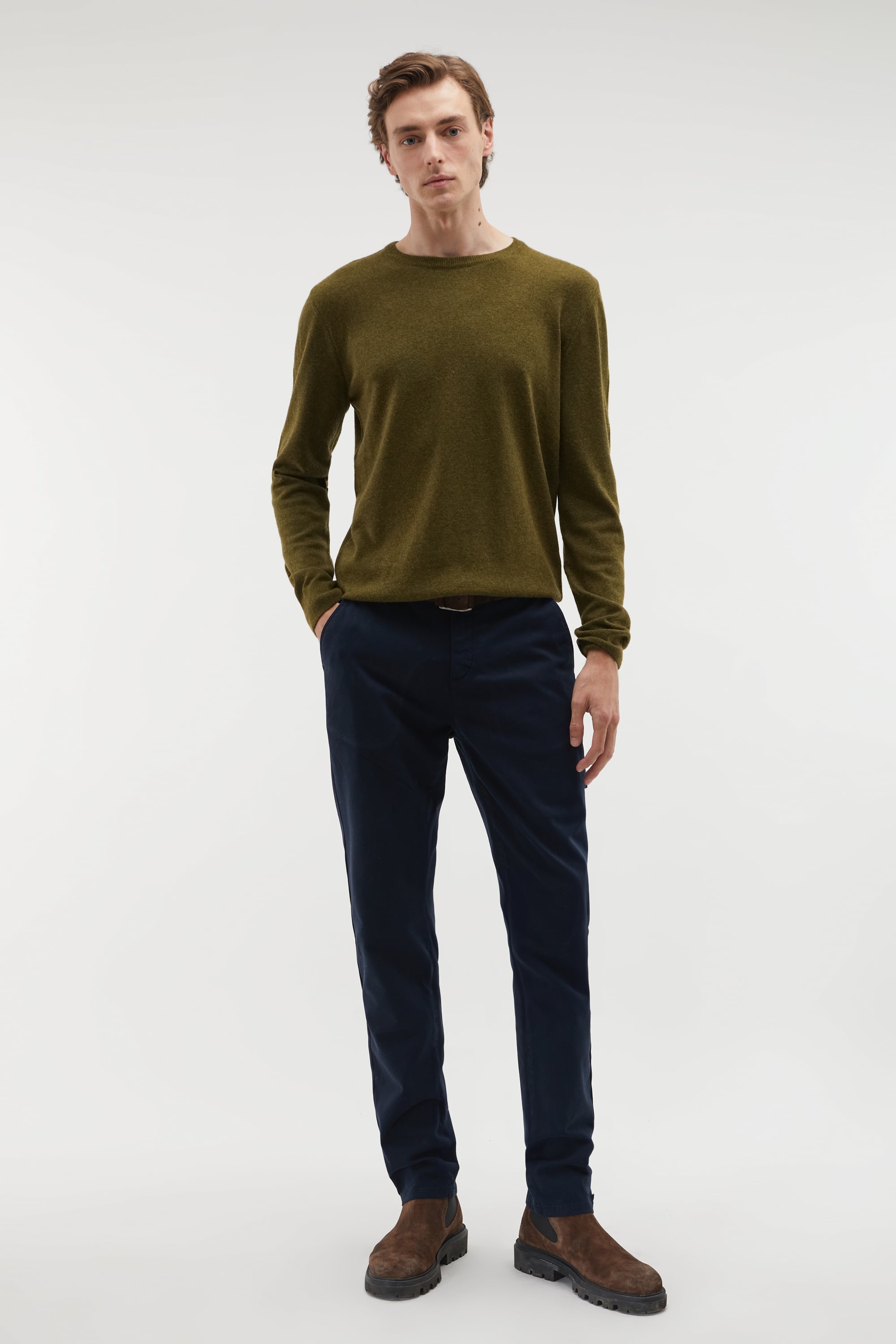 BİSİKLET YAKA REGULAR FIT KAZAK