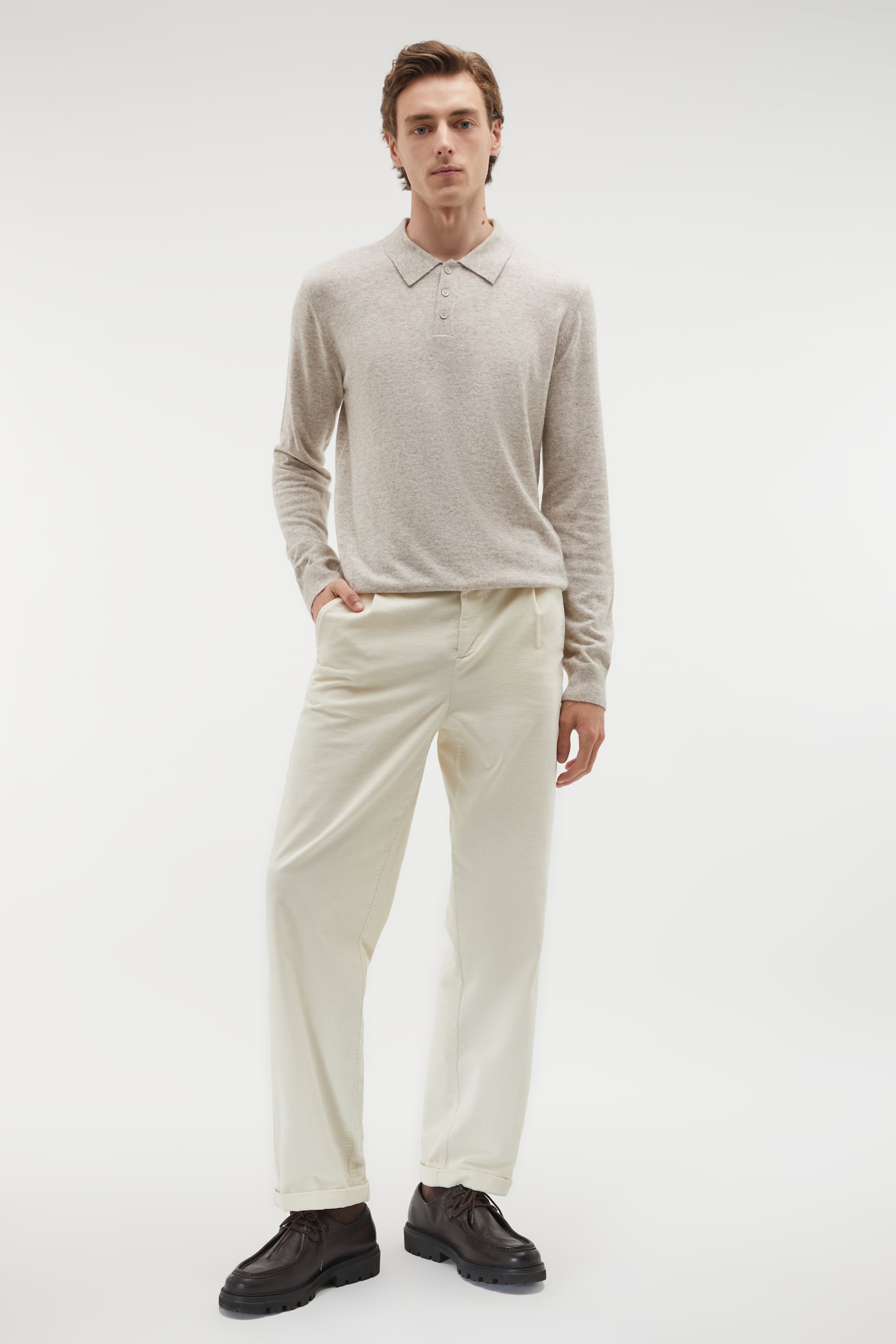 YÜN KARIŞIMLI POLO YAKA KAZAK