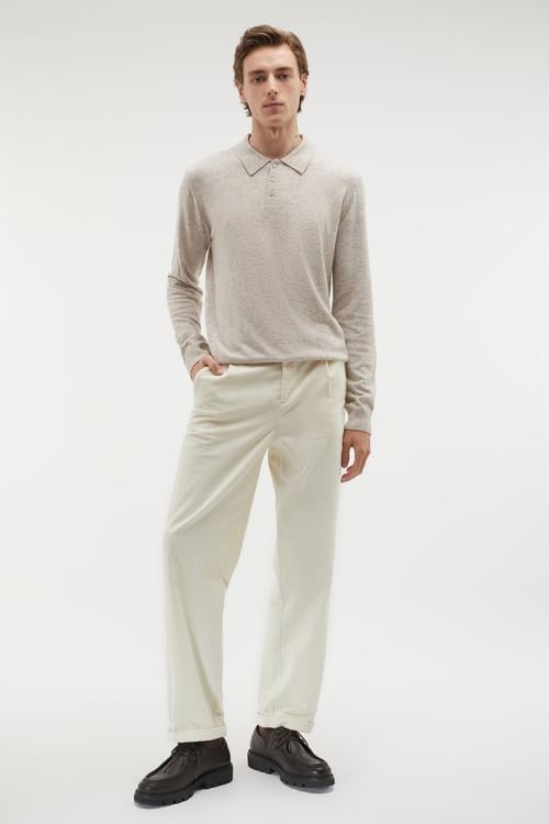 YÜN KARIŞIMLI POLO YAKA KAZAK