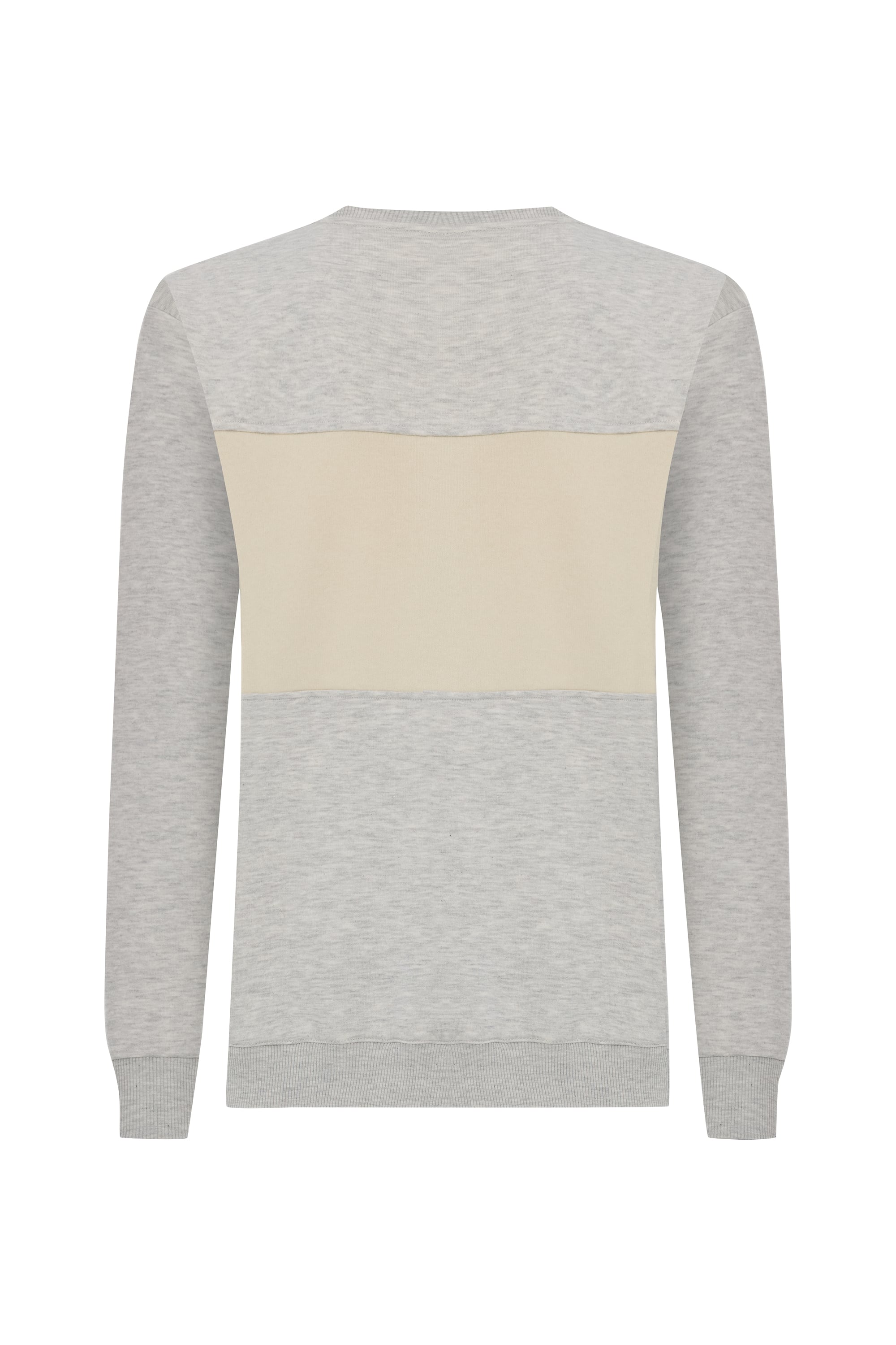 NAKIŞLI OVERSIZE BİSİKLET YAKA SWEATSHIRT