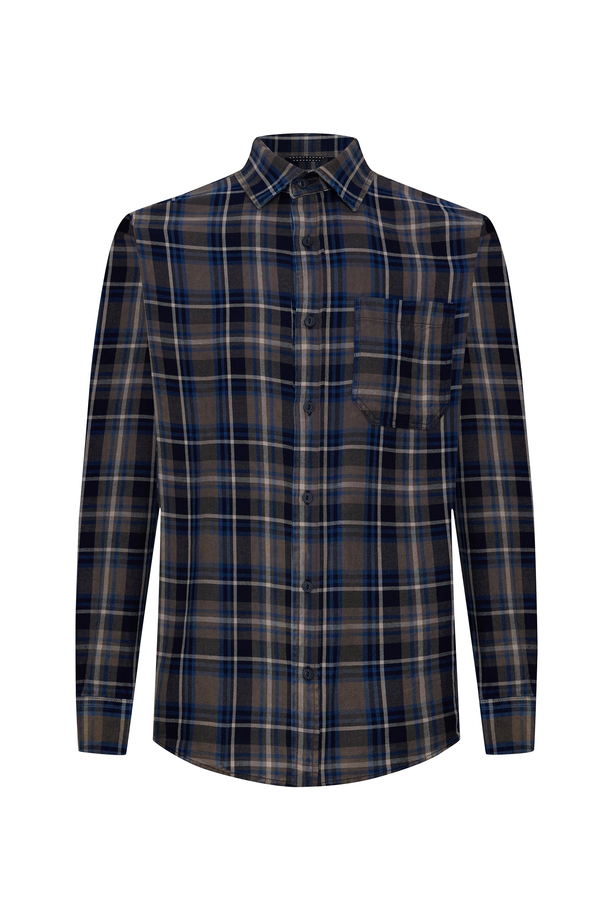 EKOSELİ REGULAR FIT UZUN KOLLU GÖMLEK