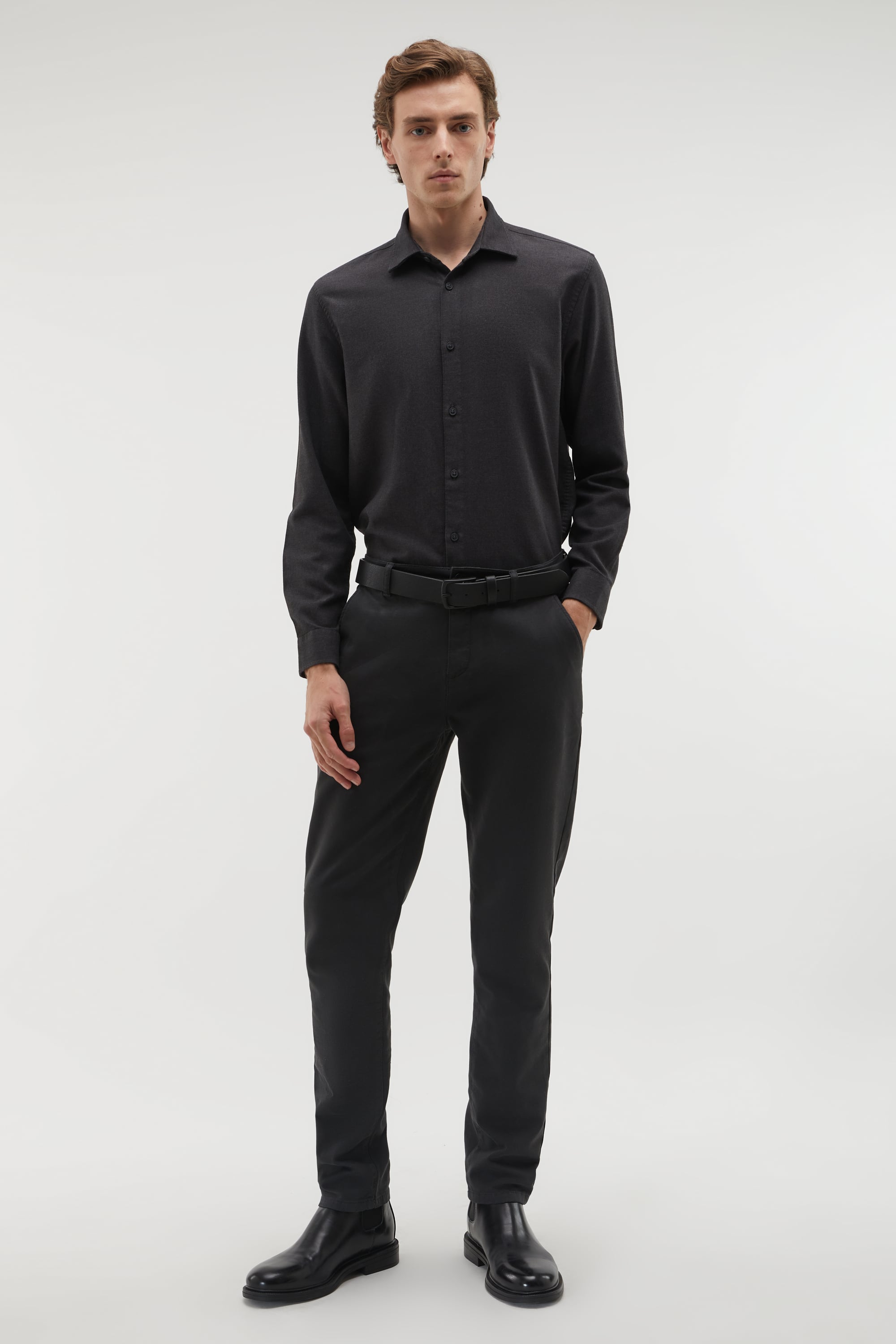 REGULAR FIT UZUN KOLLU GÖMLEK