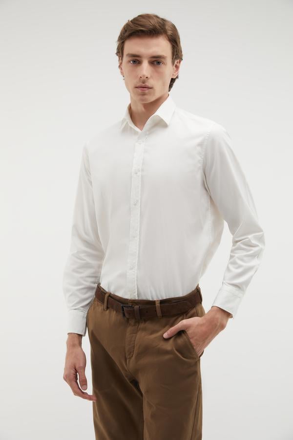 REGULAR FIT UZUN KOLLU GÖMLEK