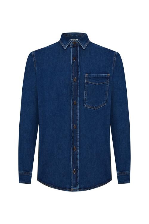  REGULAR FIT JEAN GÖMLEK