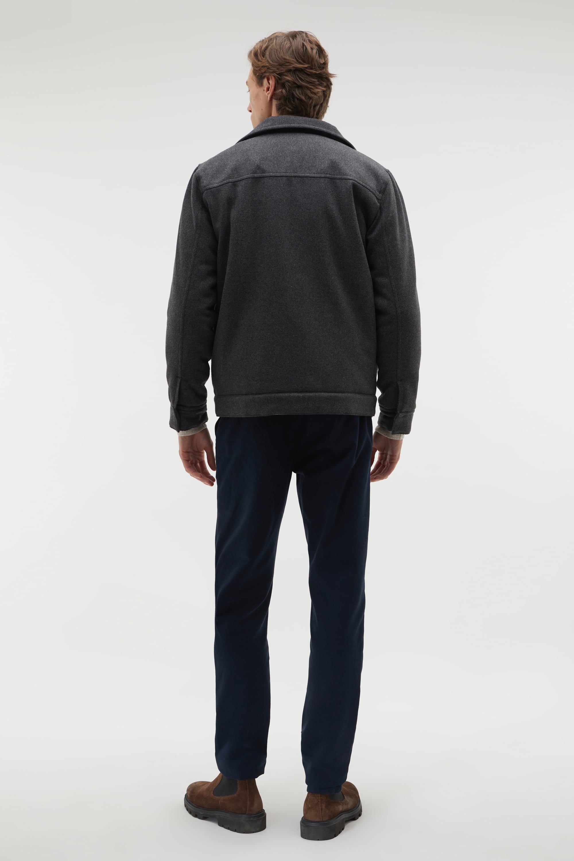 YÜN KARIŞIMLI TRUCKER CEKET