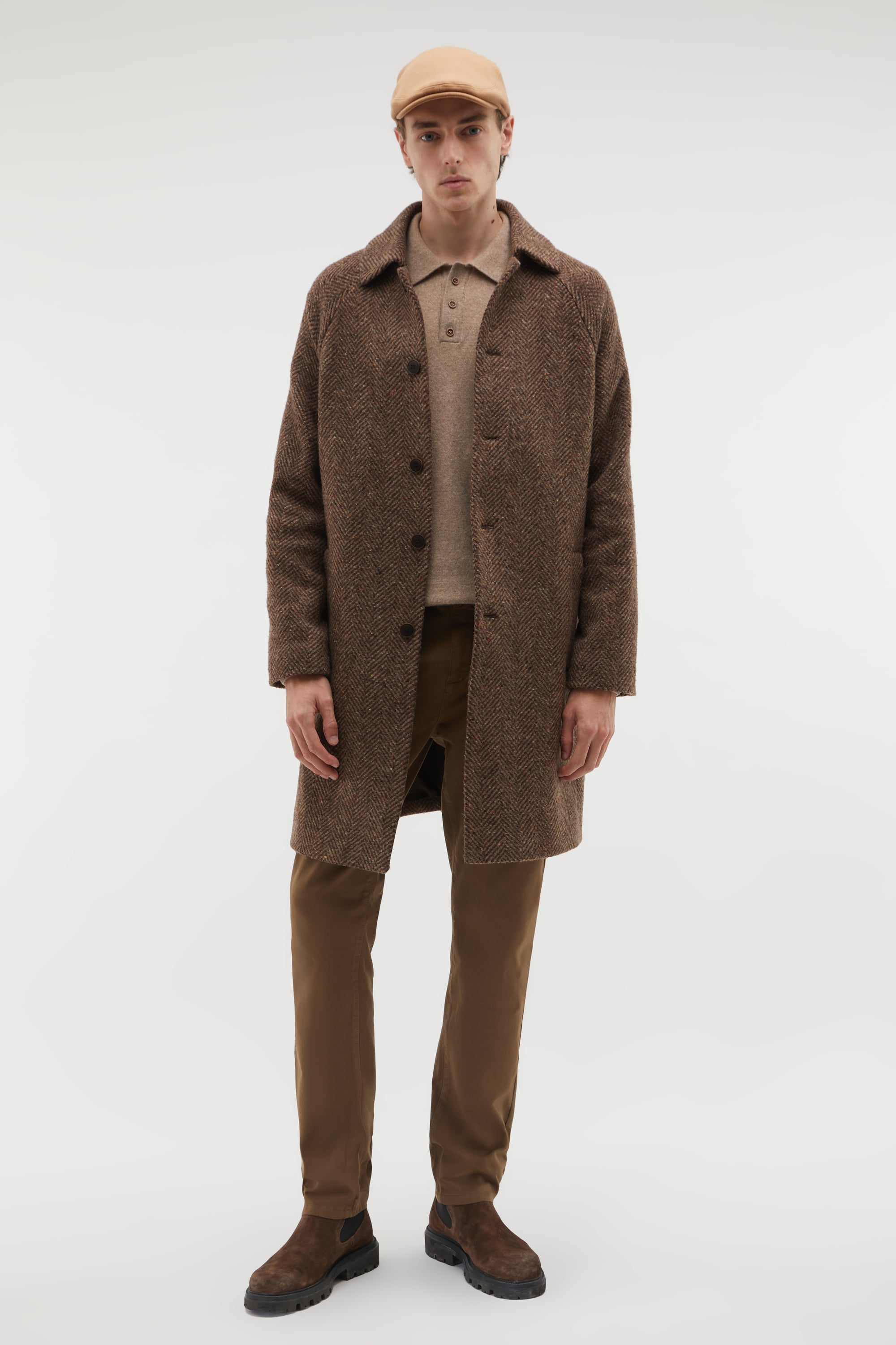 BALIKSIRTI ÖRGÜLÜ KAŞE KABAN