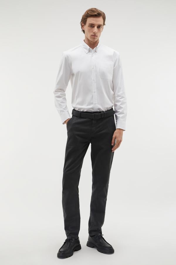 SLIM STRAIGHT FIT PANTOLON