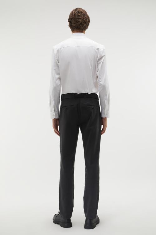  REGULAR FIT TEK CEPLİ UZUN KOLLU GÖMLEK