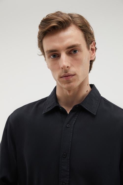  REGULAR FIT LİYOSEL UZUN KOLLU GÖMLEK