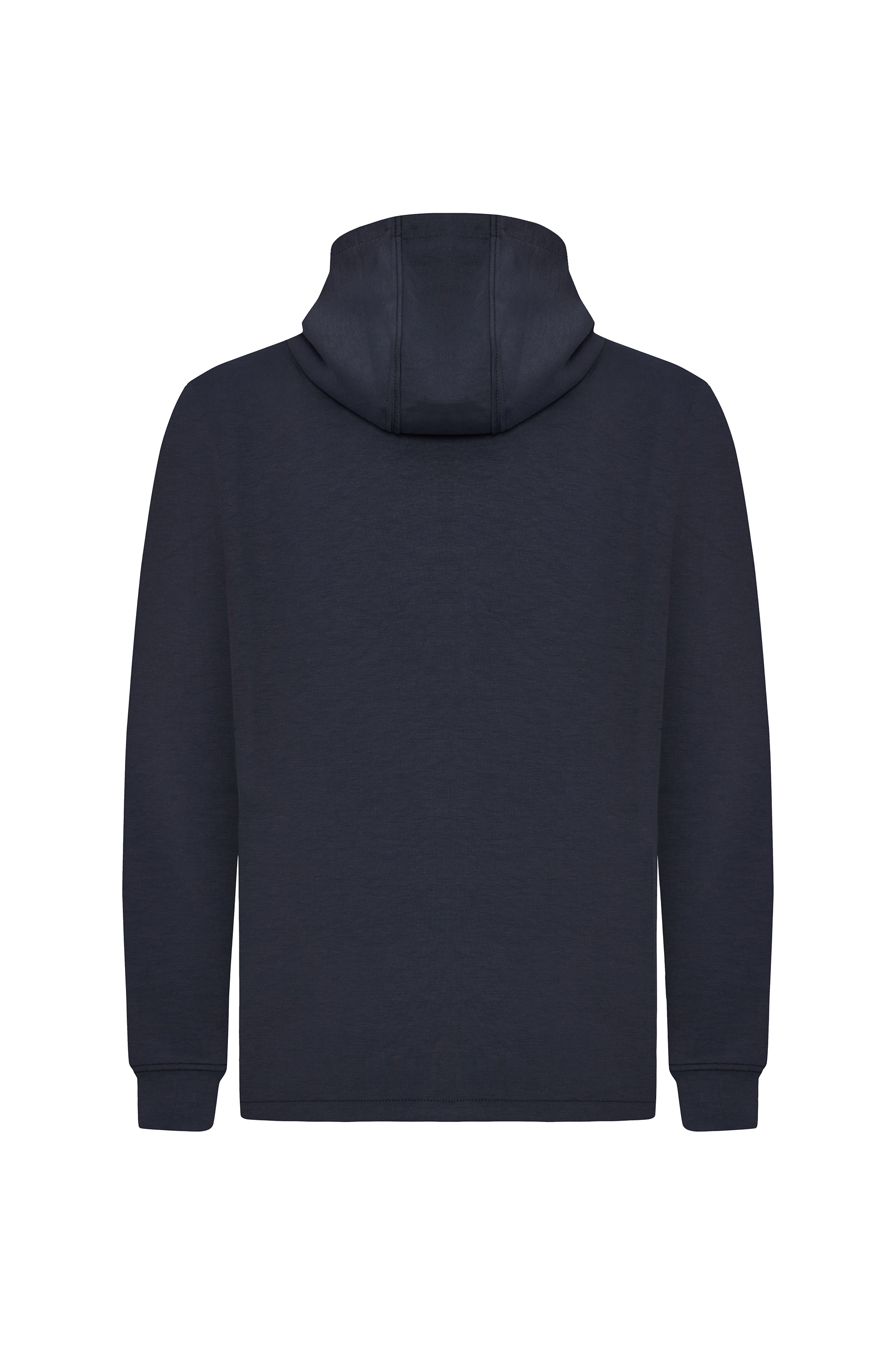 FERMUARLI KAPÜŞONLU MODAL SWEATSHIRT