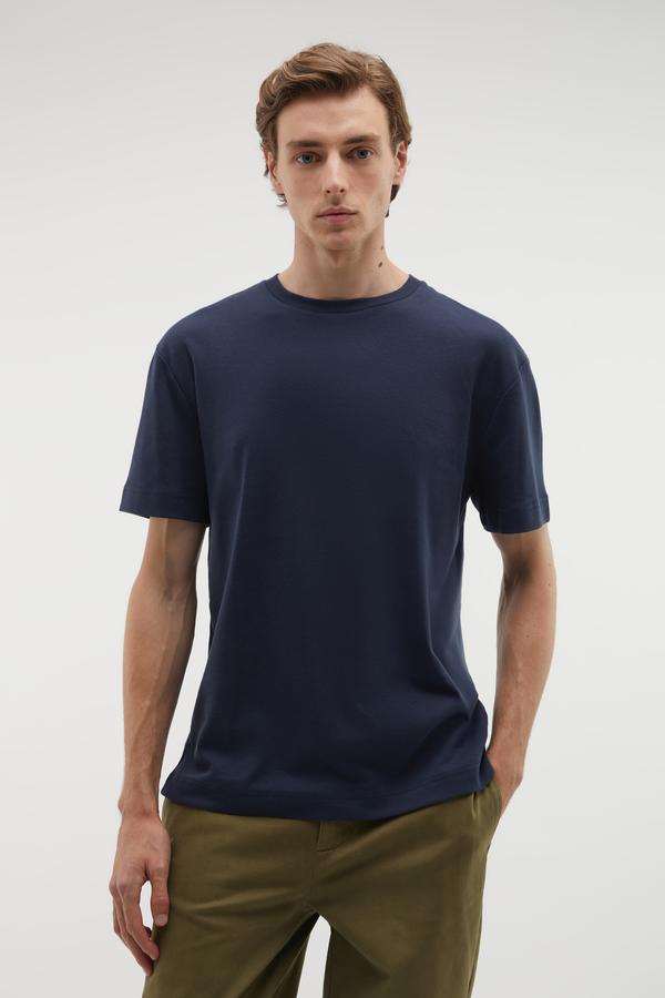 BİSİKLET YAKA PAMUKLU T-SHIRT