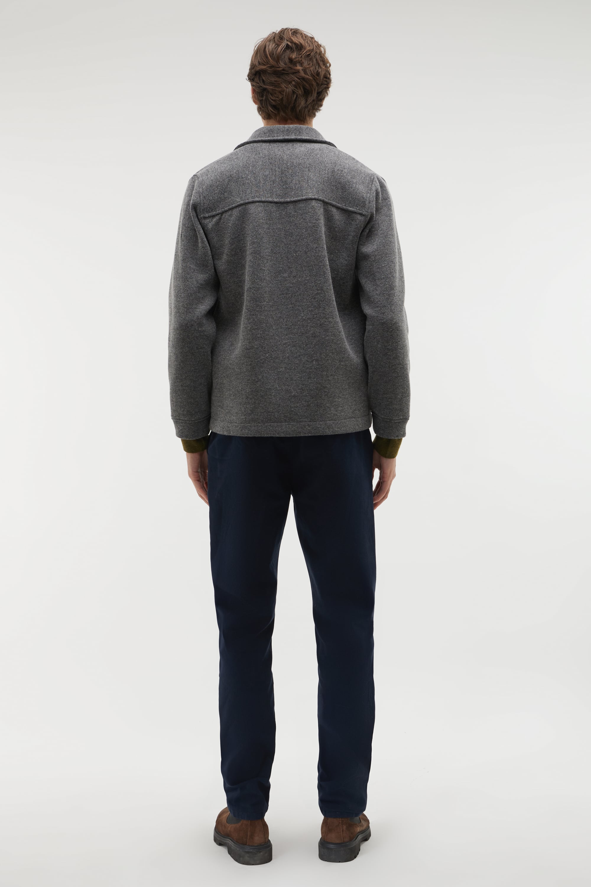 YÜN KARIŞIMLI GÖMLEK CEKET