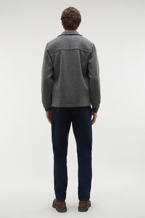 YÜN KARIŞIMLI GÖMLEK CEKET