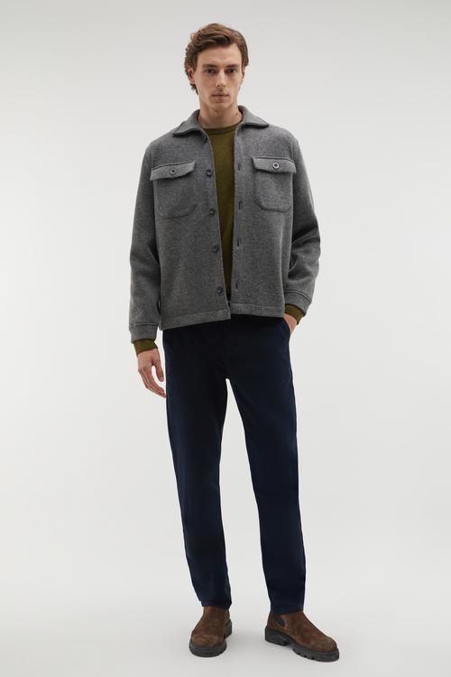 YÜN KARIŞIMLI GÖMLEK CEKET