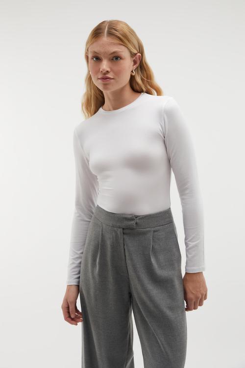  BİSİKLET YAKA UZUN KOLLU T-SHIRT