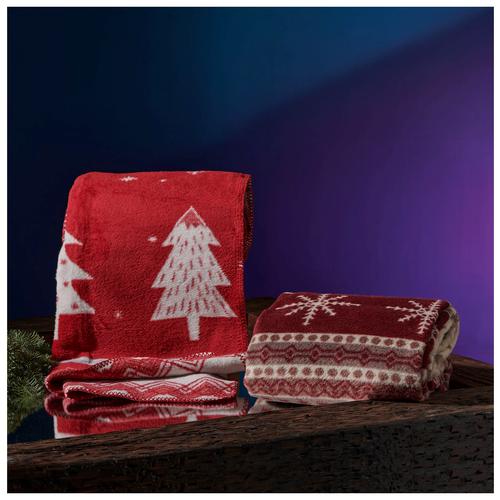  ELSA DİZ ÜSTÜ BATTANİYE KIRMIZI 130X170