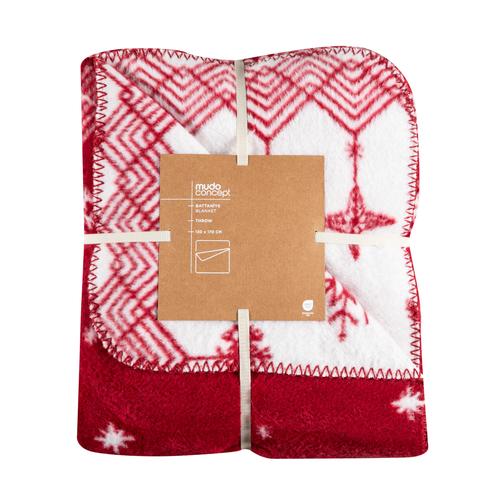  ELSA DİZ ÜSTÜ BATTANİYE KIRMIZI 130X170