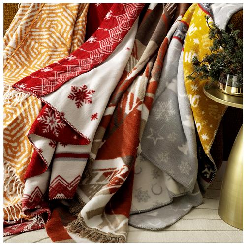  ELSA DİZ ÜSTÜ BATTANİYE KIRMIZI 130X170