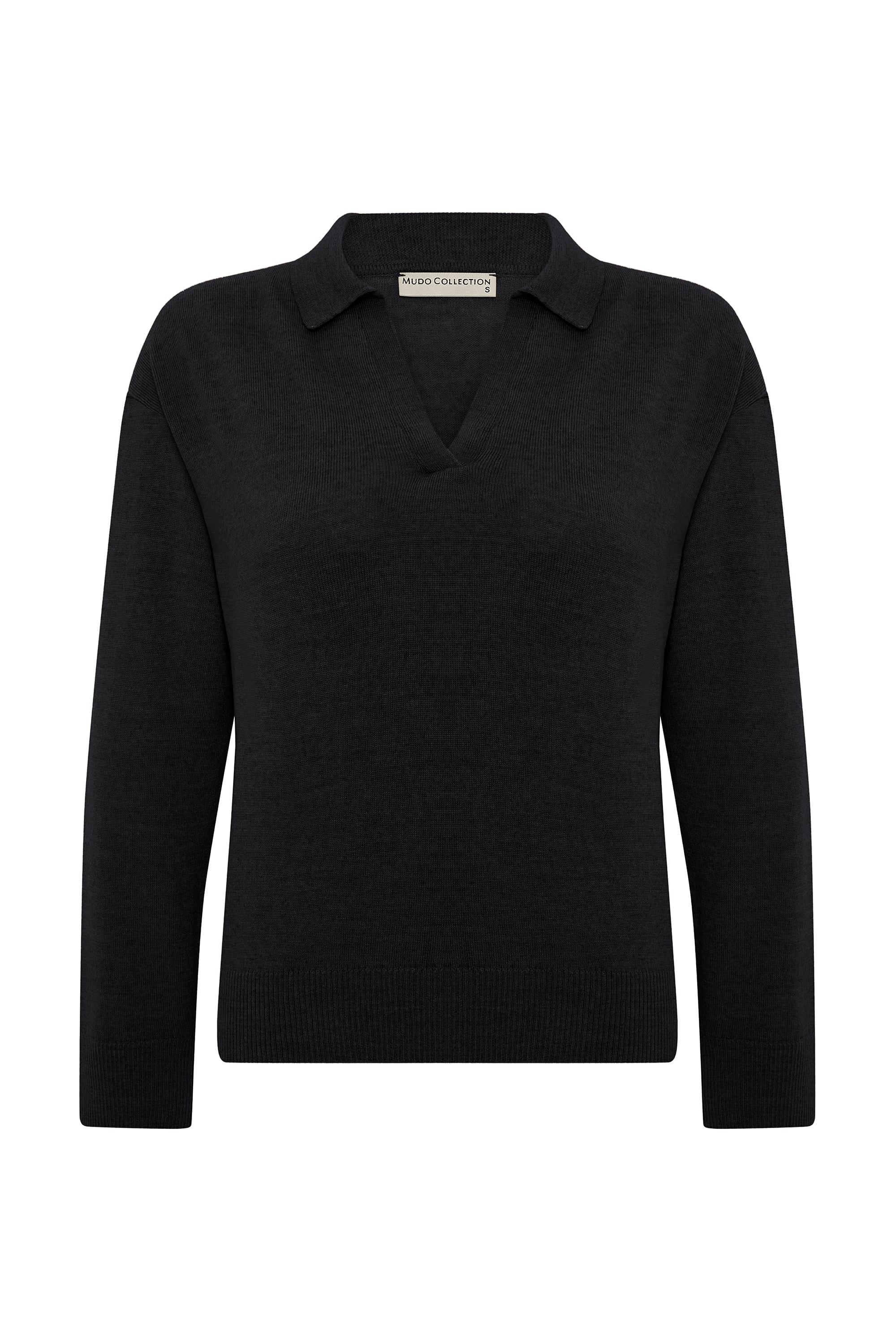 POLO YAKA YÜN KAZAK