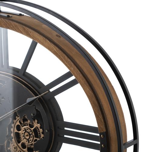  BROWN ÇARKLI DUVAR SAATİ 87X67X8CM