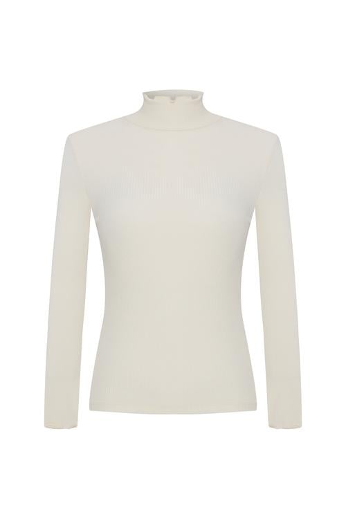  DİK YAKA FİTİLLİ BLUZ