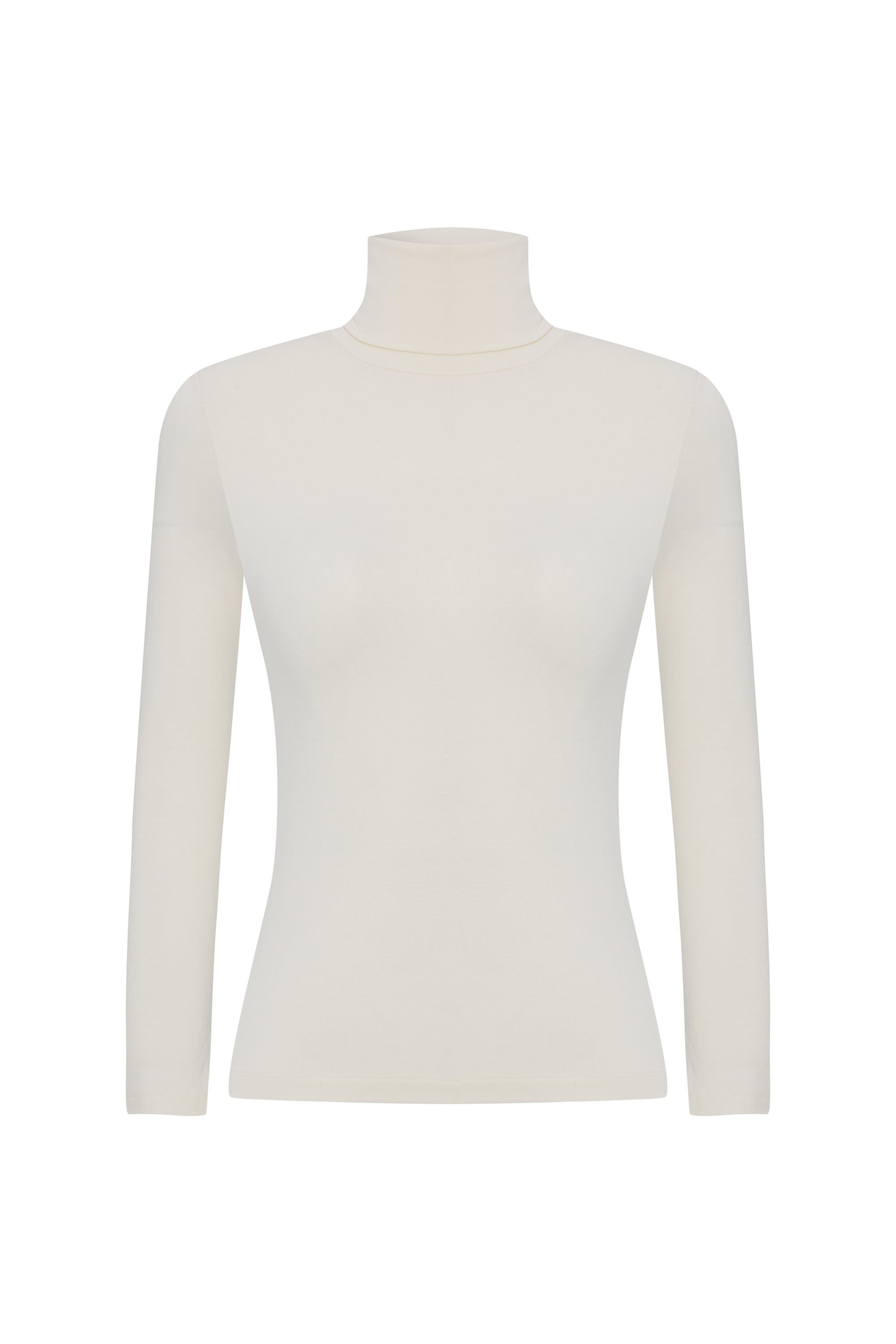 BALIKÇI YAKA UZUN KOLLU T-SHIRT