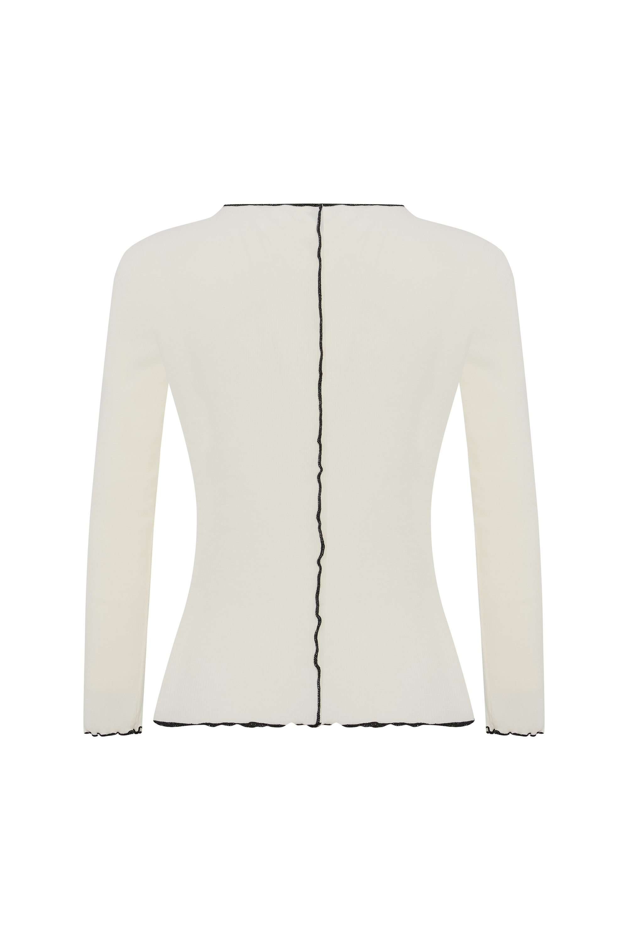 DİKİŞ DETAYLI BLUZ