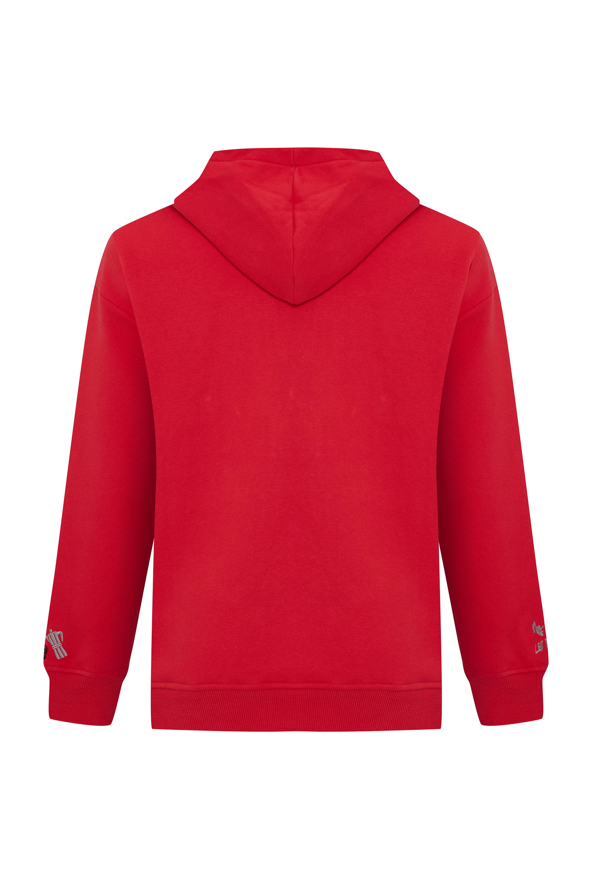 NAKIŞLI KAPÜŞONLU SWEATSHIRT