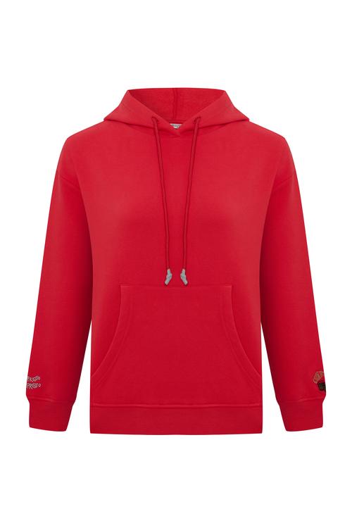  NAKIŞLI KAPÜŞONLU SWEATSHIRT