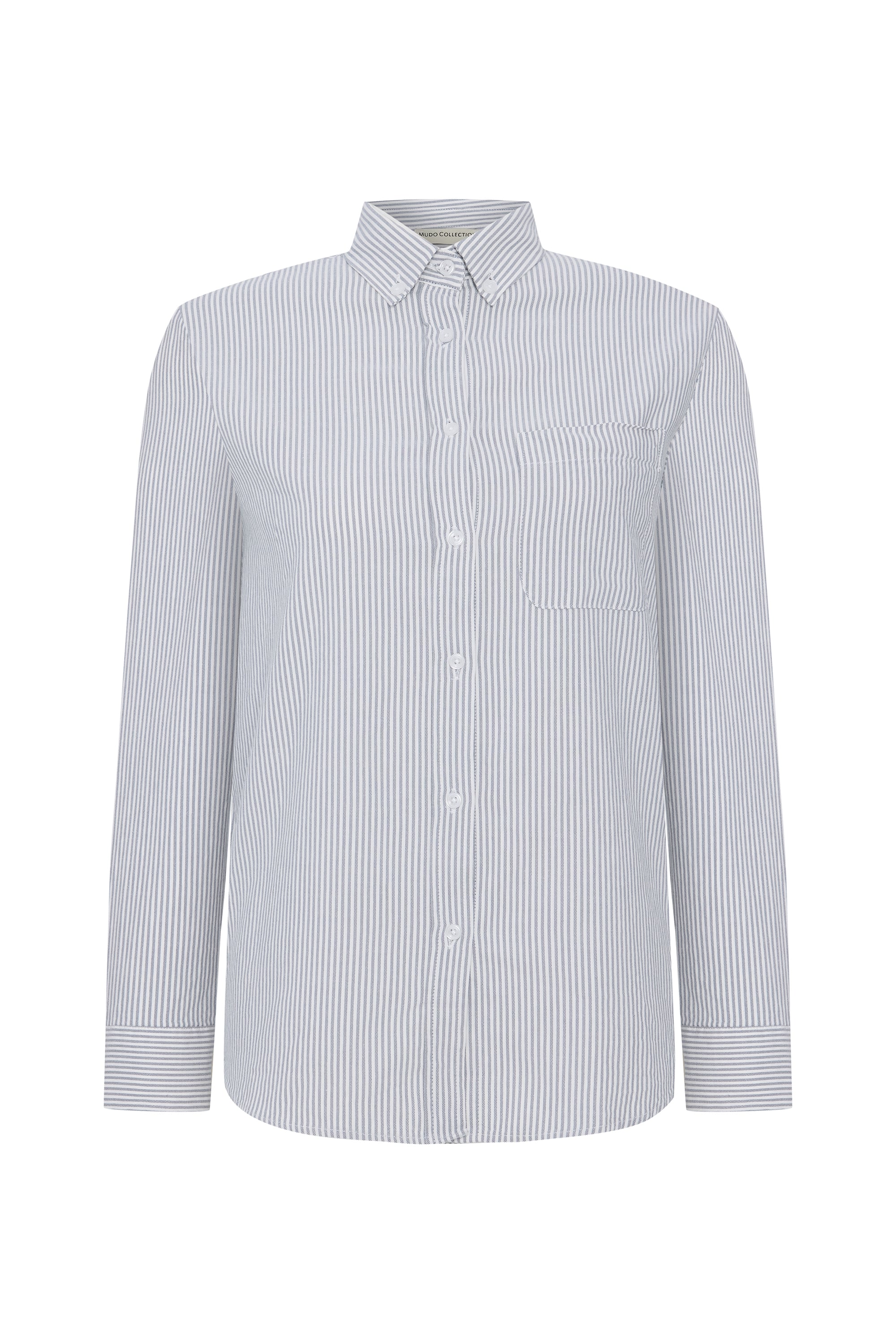 ÇİZGİLİ TEK CEPLİ GÖMLEK