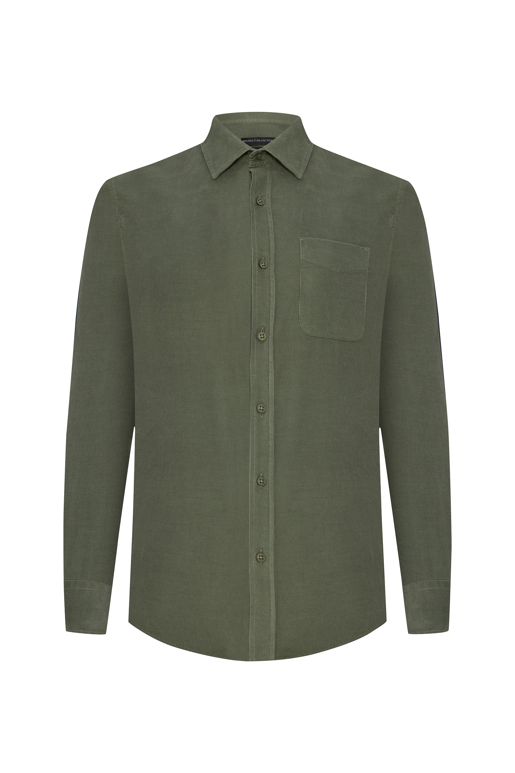 REGULAR FIT KADİFE UZUN KOLLU GÖMLEK