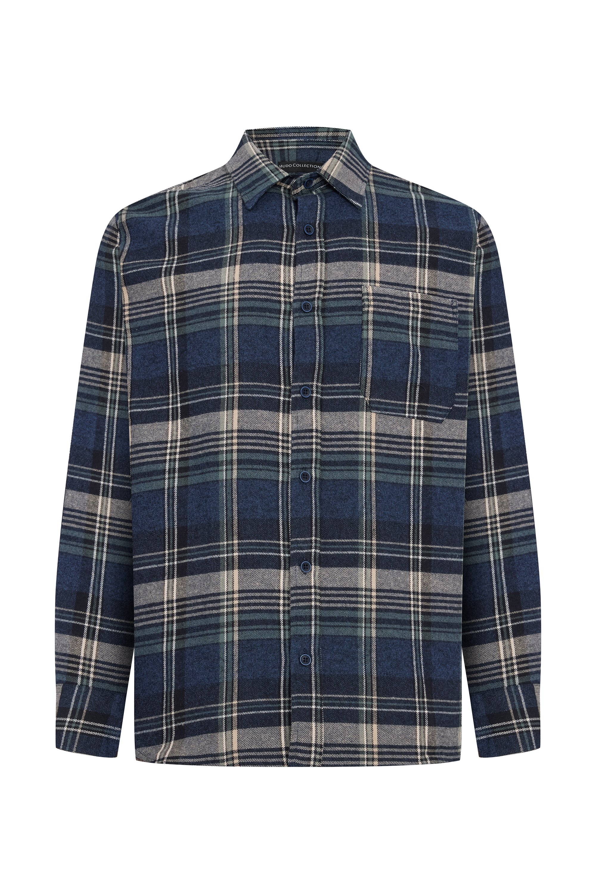 REGULAR FIT EKOSELİ UZUN KOLLU GÖMLEK