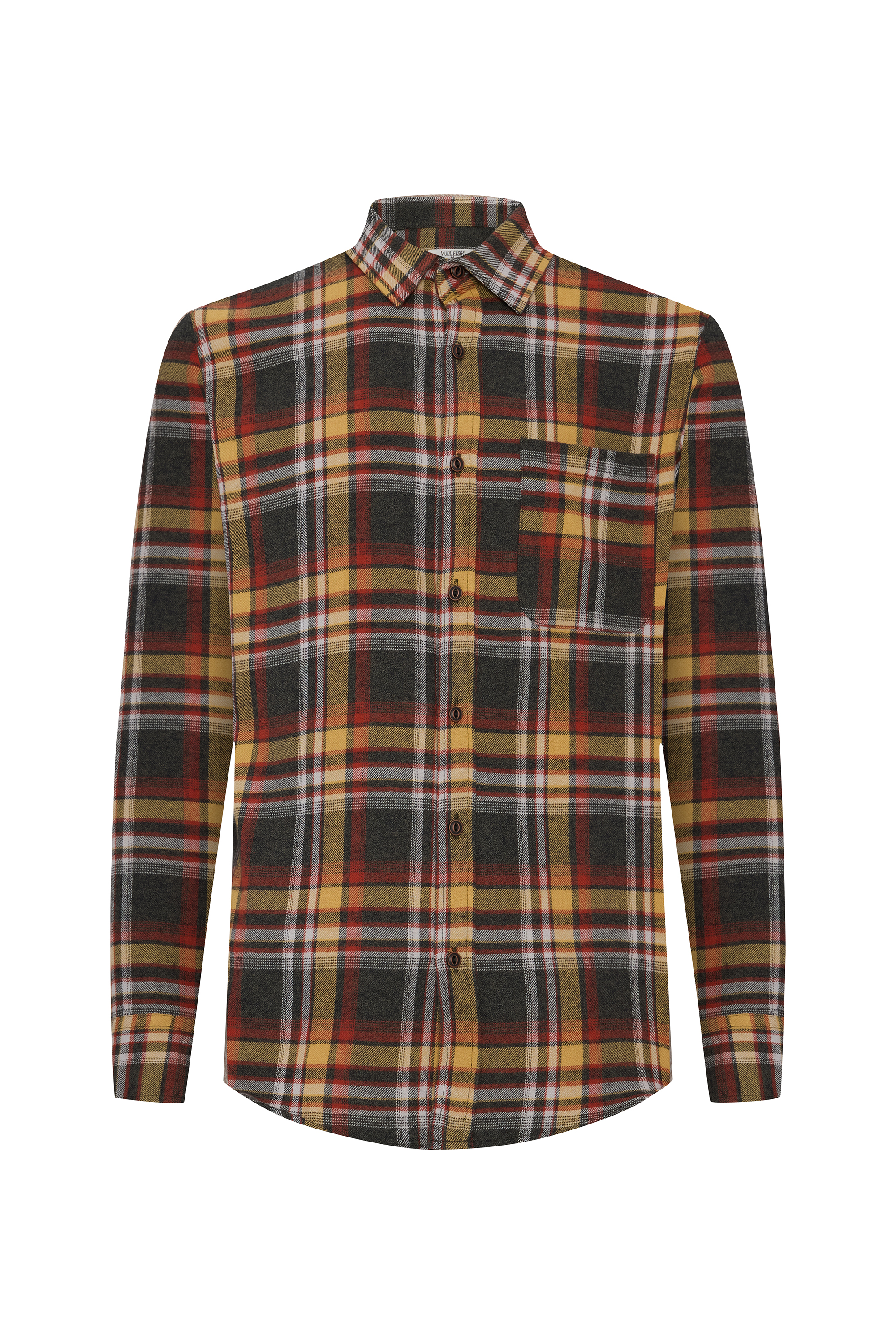 REGULAR FIT EKOSELİ UZUN KOLLU GÖMLEK