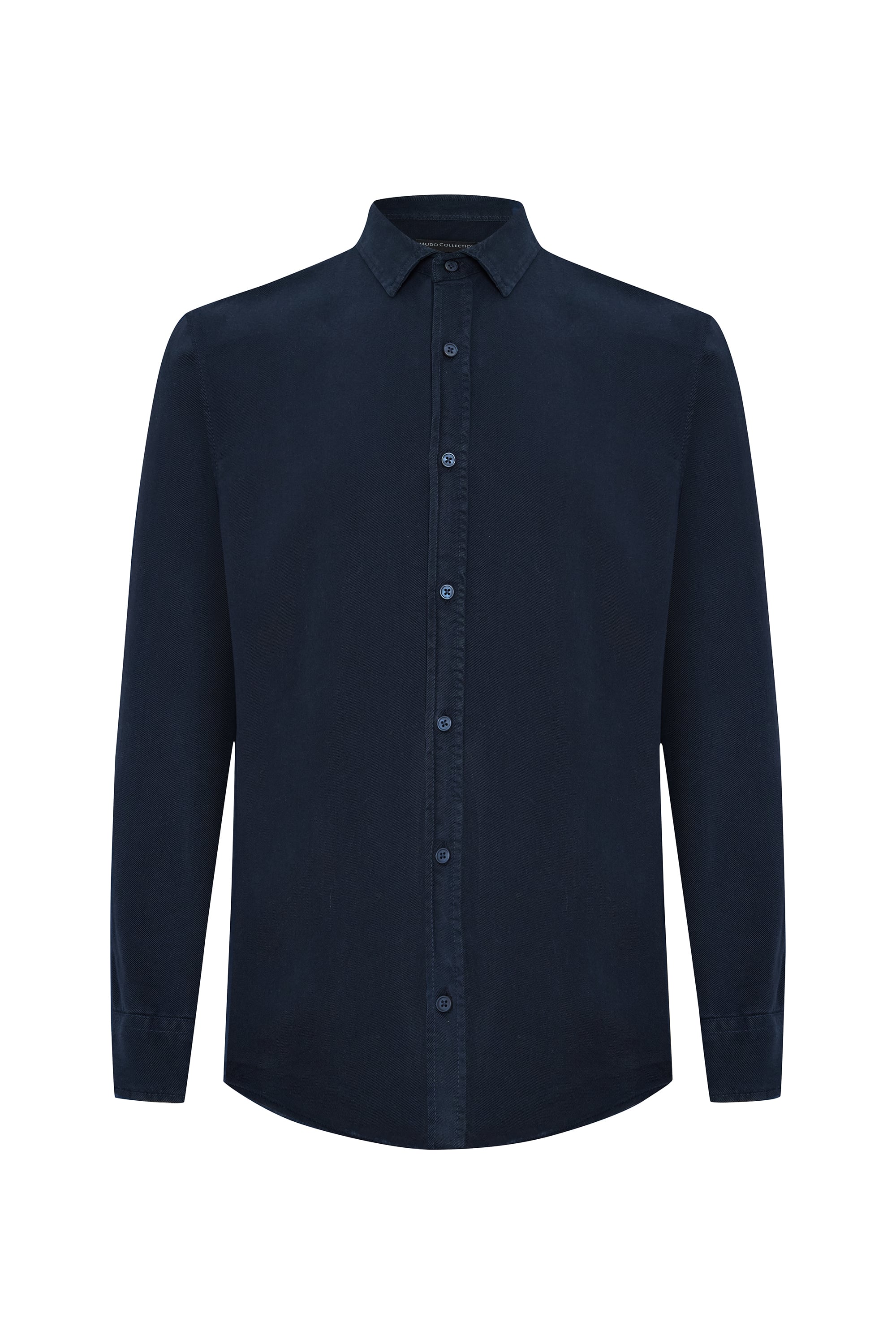 REGULAR FIT LİYOSEL UZUN KOLLU GÖMLEK