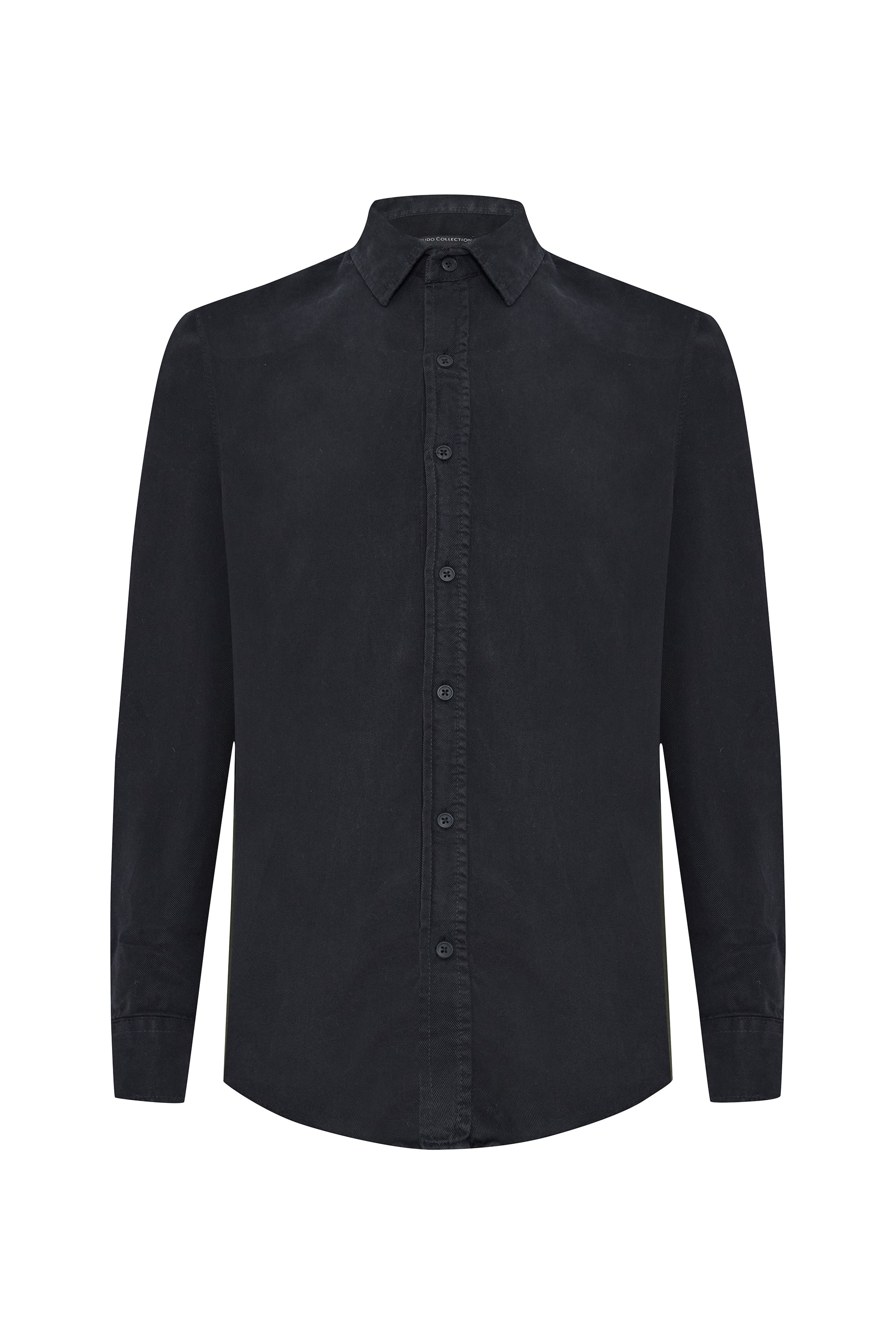 REGULAR FIT LİYOSEL UZUN KOLLU GÖMLEK