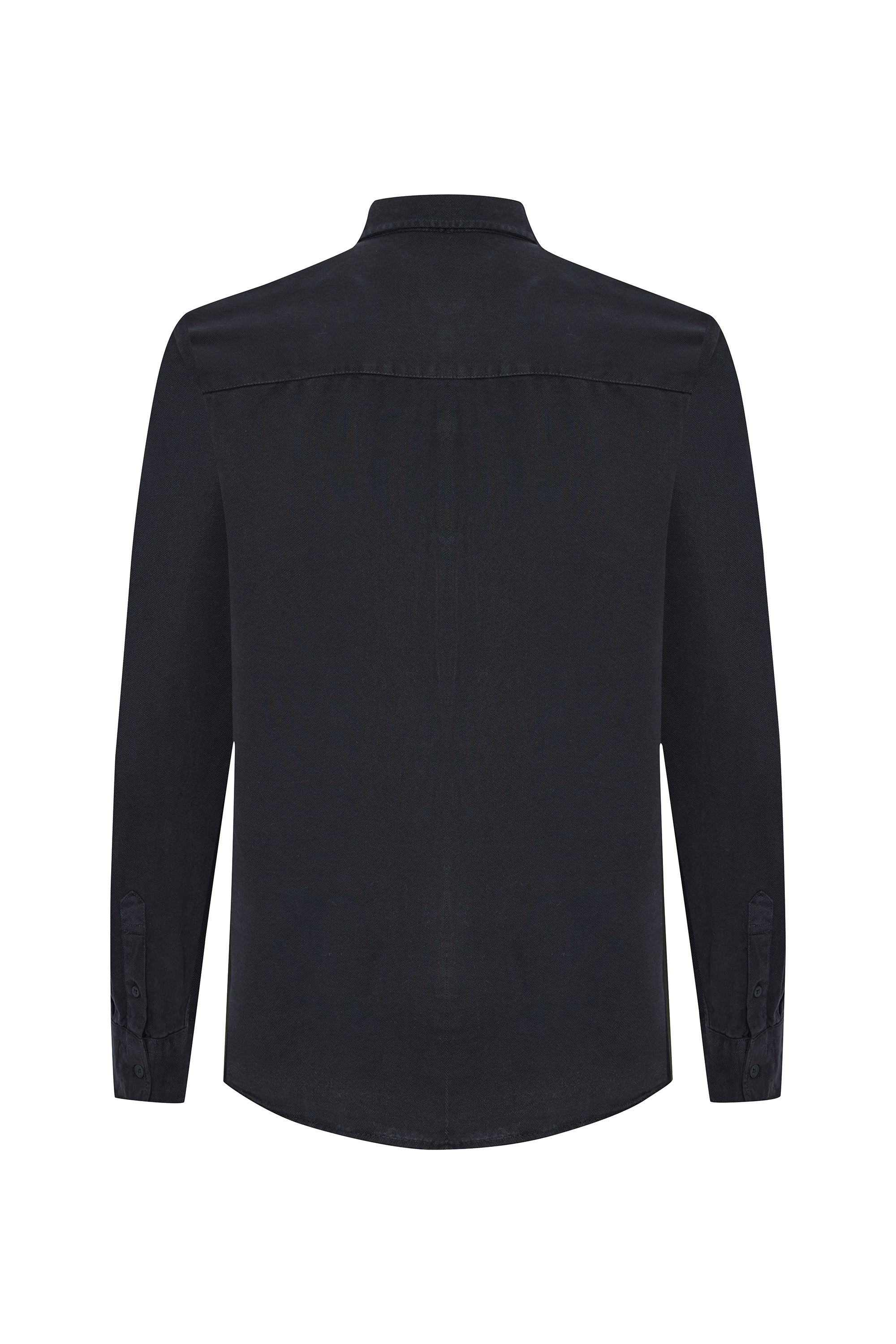 REGULAR FIT LİYOSEL UZUN KOLLU GÖMLEK