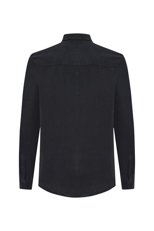  REGULAR FIT LİYOSEL UZUN KOLLU GÖMLEK