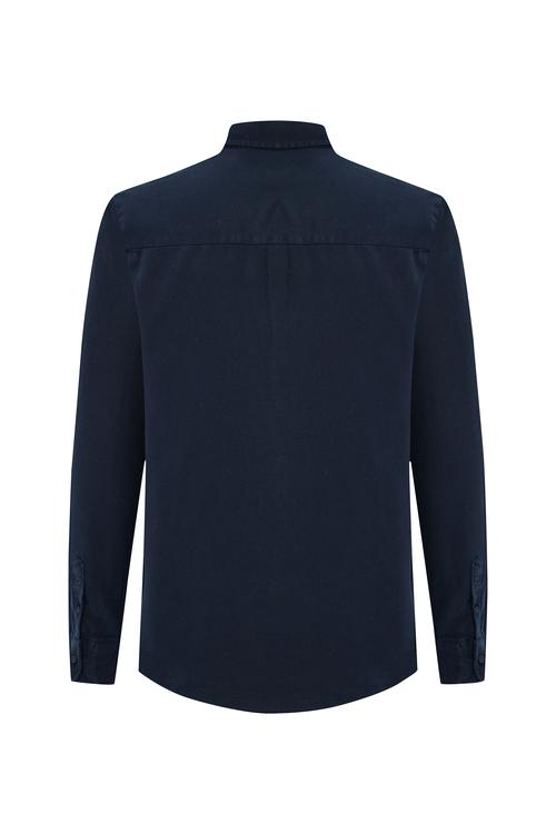  REGULAR FIT LİYOSEL UZUN KOLLU GÖMLEK