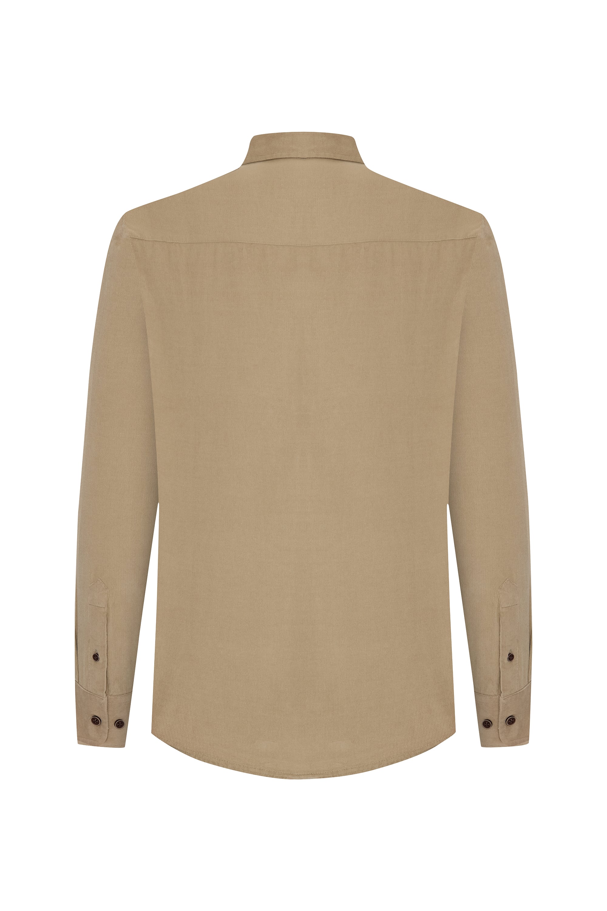 REGULAR FIT KADİFE UZUN KOLLU GÖMLEK