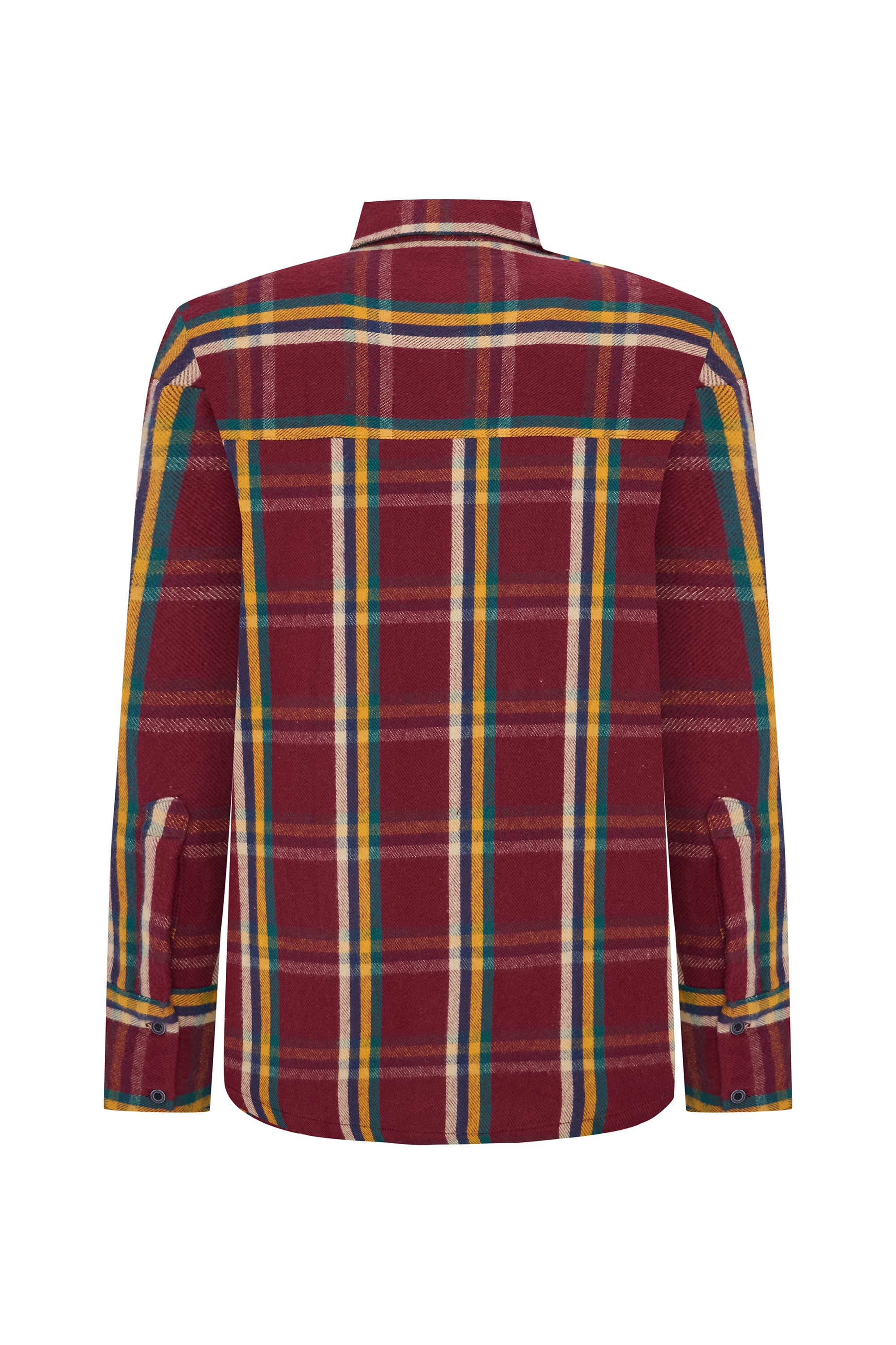 EKOSELİ ÇİFT CEPLİ UZUN KOLLU GÖMLEK